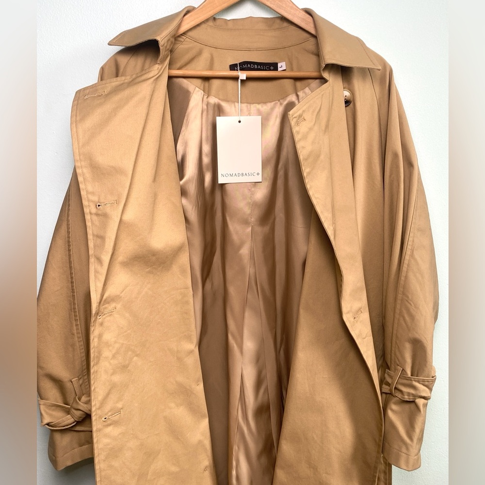 Classic Tan Trench Coat - Picture 8 of 8